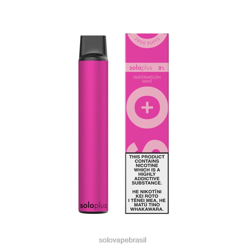 Solo Vape How To Use - Solo Plus vaporizador descartável melancia hortelã J0LHJ428