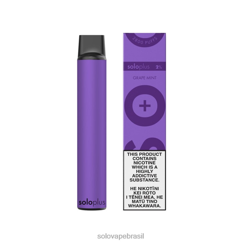 Solo Vape Near Me - Solo Plus vaporizador descartável hortelã de uva J0LHJ427