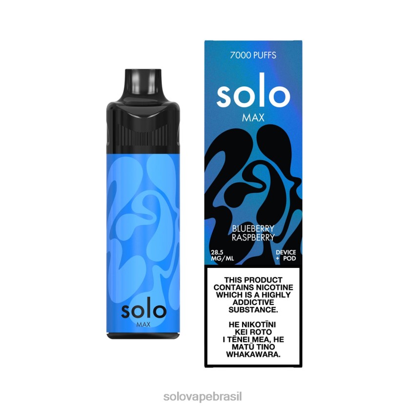 Sabores Vape Solo - Solo MAX conjunto de cápsulas framboesa mirtilo J0LHJ465